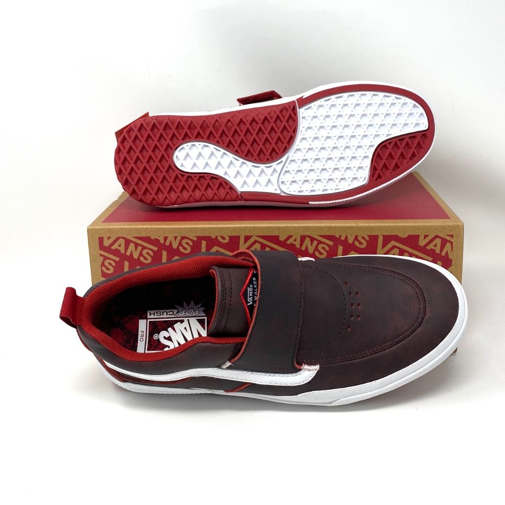 💖MEGA SALE💖VANS Women's VN0A4UW3REB Kyle Walker Pro Red Leather Skate Low - Picture 2 of 12